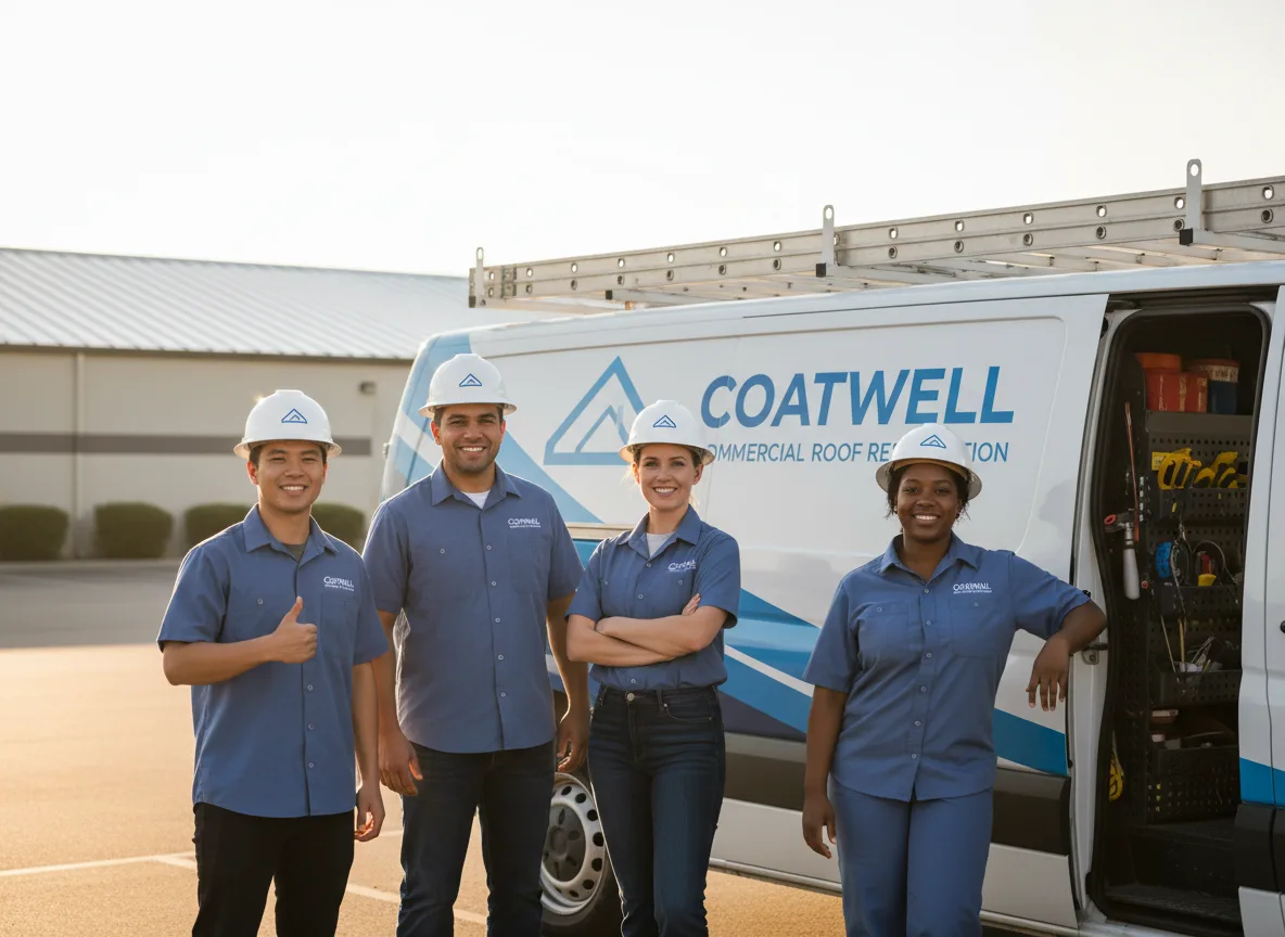Commercial roof coating company in Frederika, IA